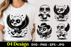 Stylish Owl SVG PNG Product Image 1