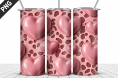 Valentines Love Skinny Tumbler PNG Wrap| Valentines Tumbler Product Image 2