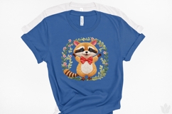 Raccoon Faux Embroidery Png Sublimation Product Image 1