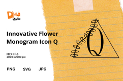 Innovative Flower Monogram Icon Product Image 1