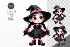 Halloween clipart, Witch clipart, Autumn clipart Product Image 1