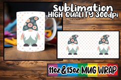 Unique flair 11oz 15oz mug wrap, Gnomes Product Image 1