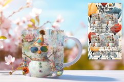 Christmas in July Snowman Mug Wrap 11oz/15oz Winter Joy Product Image 1
