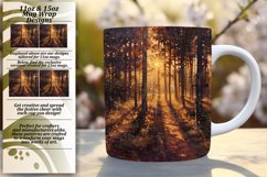 Vibrant Spring Landscape Mug Wraps: Sublimation - 11oz/15oz Product Image 1