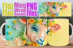 Easter 3D Mug Wrap - Happy Easter, Colorful Delight Product Image 1