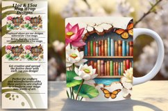 Chic 11oz Mug Wrap Png Artwork , Books Product Image 1