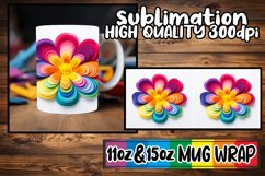 Garden Inspired 3D Mug Wrap - Sublimation 11oz/15oz Product Image 1