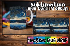 Scenic Nature Mug Wrap Sublimation for 11oz 15oz Cups Product Image 1