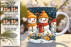 Christmas Gingerbread Mug Design 11oz/15oz Winter Wrap Product Image 1