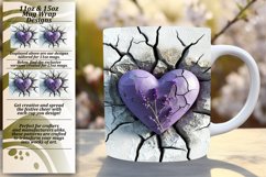 Romantic Rendezvous: Sublimation Heart Mug Product Image 1