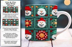 Season&#039;s Greetings Crochet Mug Wrap: 3D Sublime Product Image 1