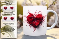 Sublimation Elegance: Heart Art Product Image 1