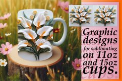 Fresh Spring Floral Mug Wrap 11oz 15oz Product Image 1