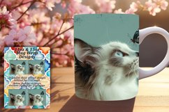 Stylish Cat Lover's Mug Sublimation - 11oz &amp; 15oz Selections Product Image 1