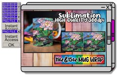 Exquisite 3D Stained Glass Mug Wrap Art 11oz/15oz Product Image 1