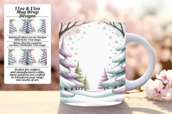 Stunning 15oz Mug Wrap Png Template , Christmas Product Image 1