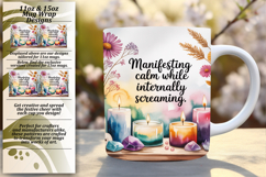 BEAUTIFUL PNG for 15oz Mug Wrap , Girl Quote Product Image 1