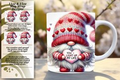 Lovely 15oz Mug Wrap Png Artwork , Gnomes Product Image 1