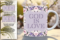 Trendy 15oz Mug Wrap Png Design , Religious Product Image 1
