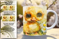 Animal &amp; Floral Mug Sublimation Wraps 11oz/15oz Product Image 1