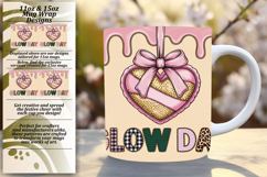 Elegant 11oz Mug Wrap Png Design , Holiday Product Image 1