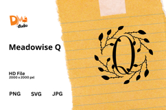 Meadowise Monogram Product Image 1