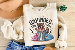 Unhinged and Feral SVG | Svg Cut File Product Image 2