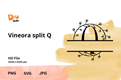 Vineora Split Monogram Product Image 1