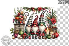 Christmas Gnome Sublimation - Clipart PNG Design Product Image 1