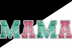 Mama PNG, Embroidery Letters for To My Mom Product Image 4