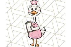 Goose Occupation Clipart PNG, Cute Job-Themed Graphics Product Image 5