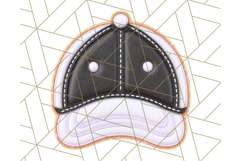 Baseball Cap Cookie Clipart PNG, Fun Hats in Cute Styles Png Product Image 5