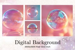 Water Bubbles Background Rainbow Water Drop Wallpaper Product Image 1