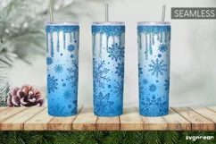 Winter Glitter Tumbler Sublimation | Shimmer | Tumbler 20oz Product Image 1