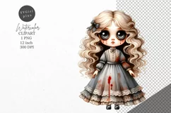 Halloween clipart, Doll clipart, Autumn clipart Product Image 1