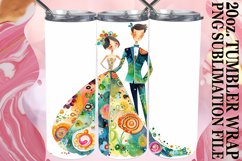 Tranquil Watercolor Wedding Wrap: Sublime Elegance Product Image 1