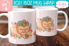 BUNDLE Self Care Mug Wrap sublimation, Mental Health Mug Product Image 3