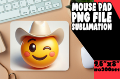 Unique Desk Mat Sublimation Magic, 3D Emoji Product Image 1