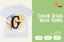 Clover Ritual Boho Floral Monogram Product Image 1