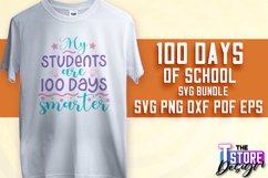 100 days of school SVG Design|Quotes SVG Design | School SVG Product Image 19