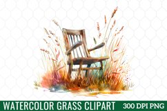 Watercolor Grass Clipart Product Image 1