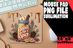 Cheerful Desk Mat Sublimation, Holiday Product Image 1