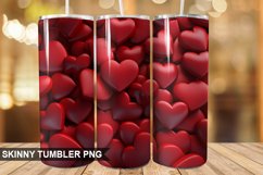 3D Valentine's Day Tumbler Design Product Image 1