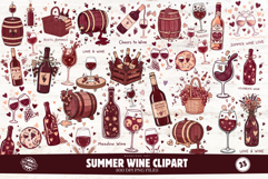 Summer Wine Clipart Product Image 1