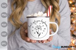 Don't Quit Your Daydream - Inspirational Quote SVG Design Product Image 2