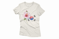 Mugunghwa Flower Taegeukgi National Symbols PNG Korean Product Image 4