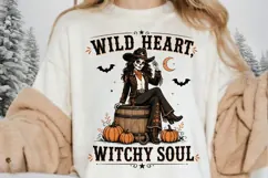 Wild Heart Witchy Soul PNG Sublimation Design - Western Product Image 4