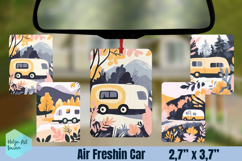 Air Freshener Car | Camping sublimation Product Image 1