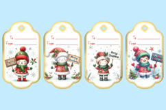 Printable Christmas Gift Tags with Merry Christmas sign Product Image 2