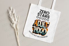 Funny &amp; Sarcastic Retro Adulthood quote png for sublimation Product Image 3